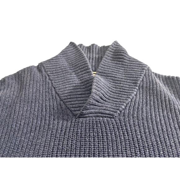 Original Vintage Weatherproof Sweater Mens LG Navy Blue Knit Turtleneck - Picture 8 of 10